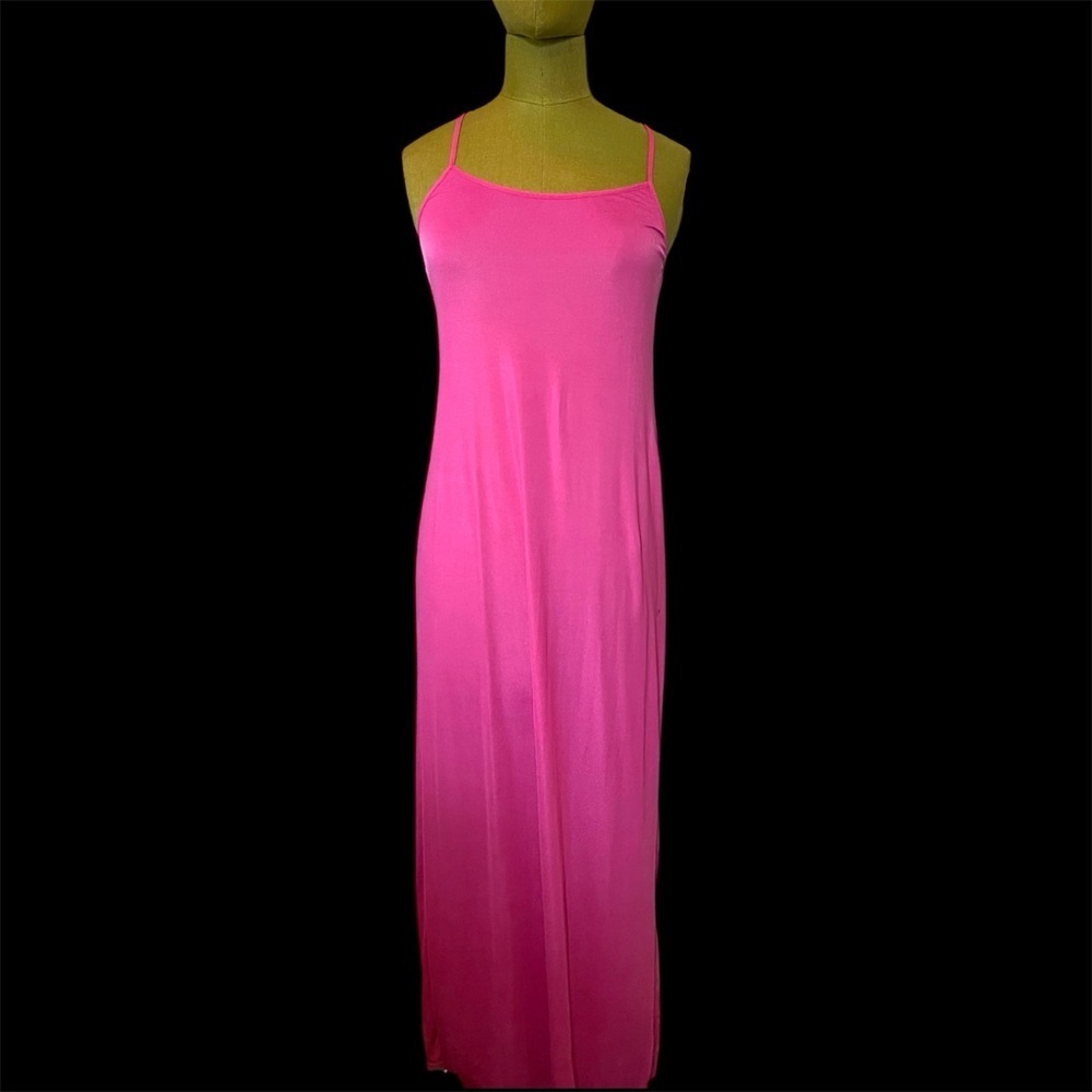 Vibrant Pink Maxi Dress
